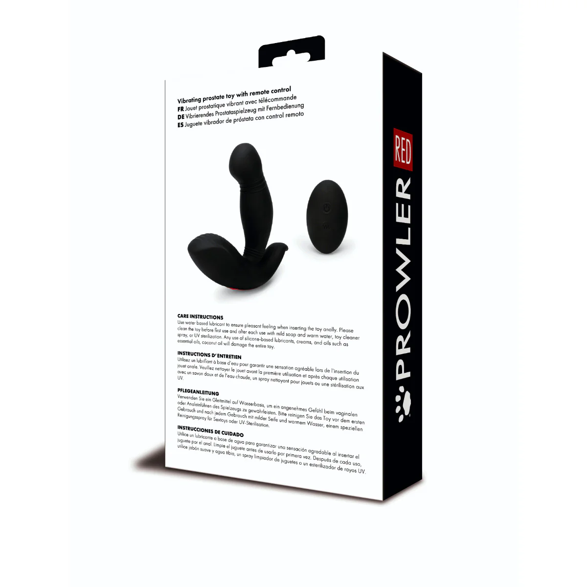 Prowler RED Prostate Remote Control Vibrating Prostate Massager Black - Image 3