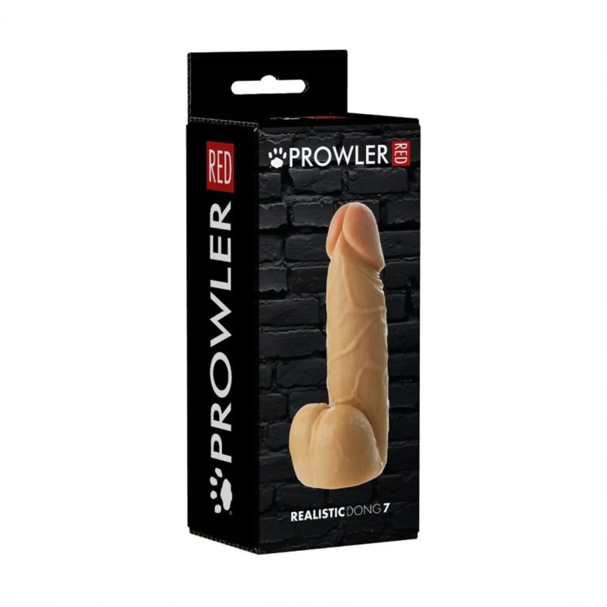 Prowler RED Realistic Dildo With Balls & Suction Base Pink 7 Inch - Image 2