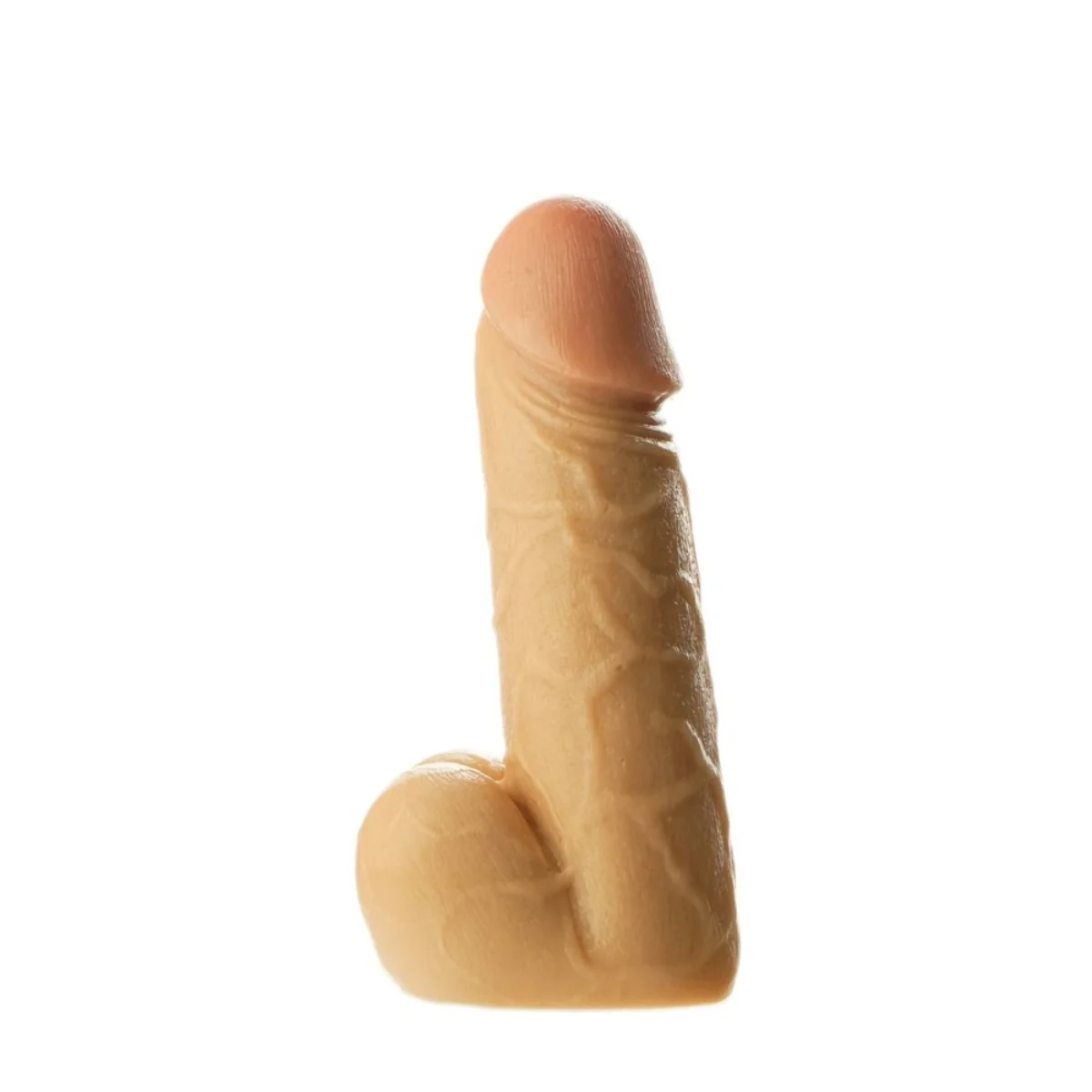 Prowler RED Realistic Dildo With Balls & Suction Base Pink 7 Inch - Image 3