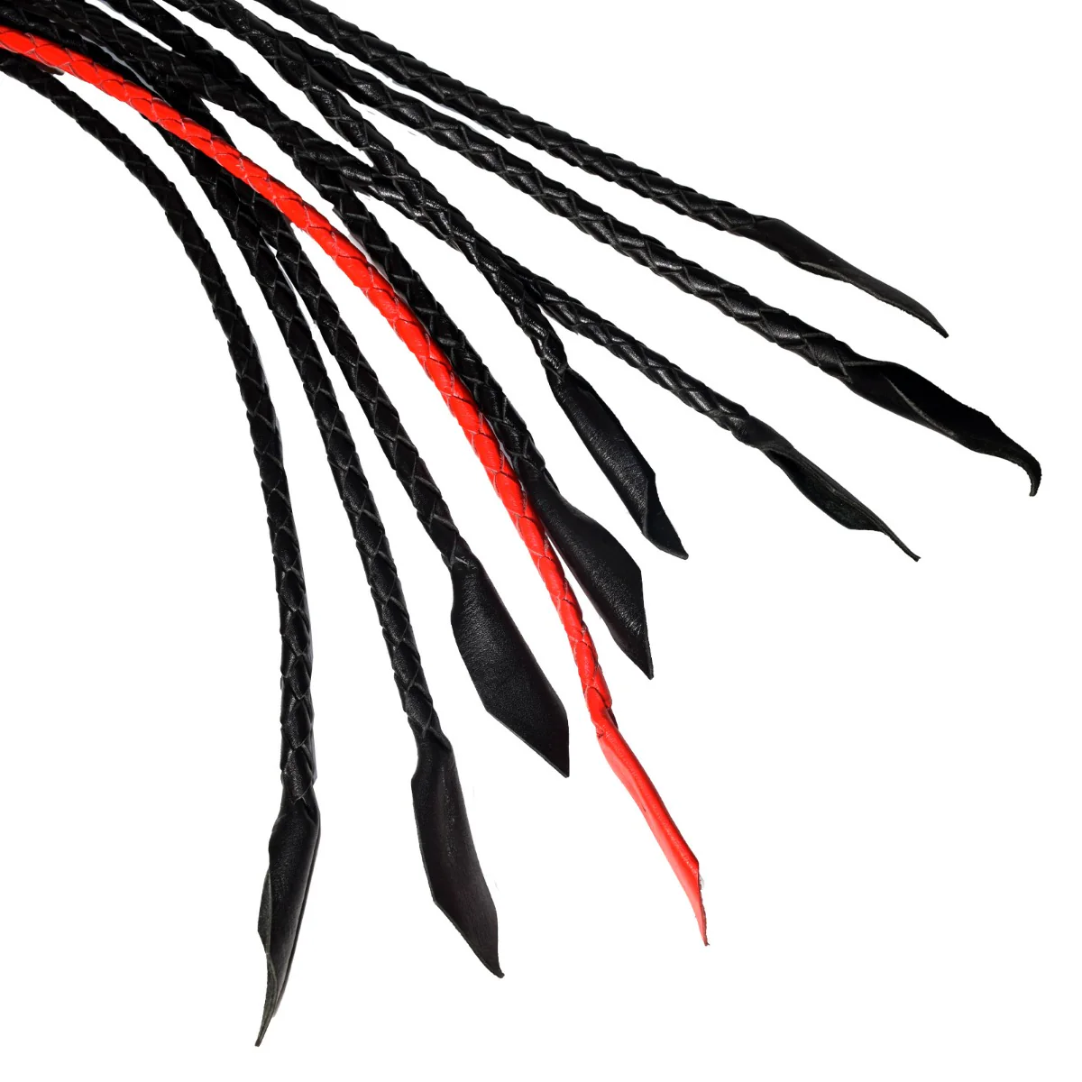 Prowler RED Short Handle Red & Black Flogger - Image 6