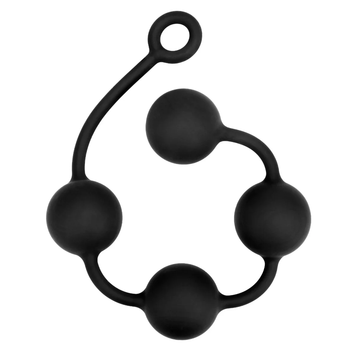 Prowler RED Silicone Anal Beads Black Large - Image 4