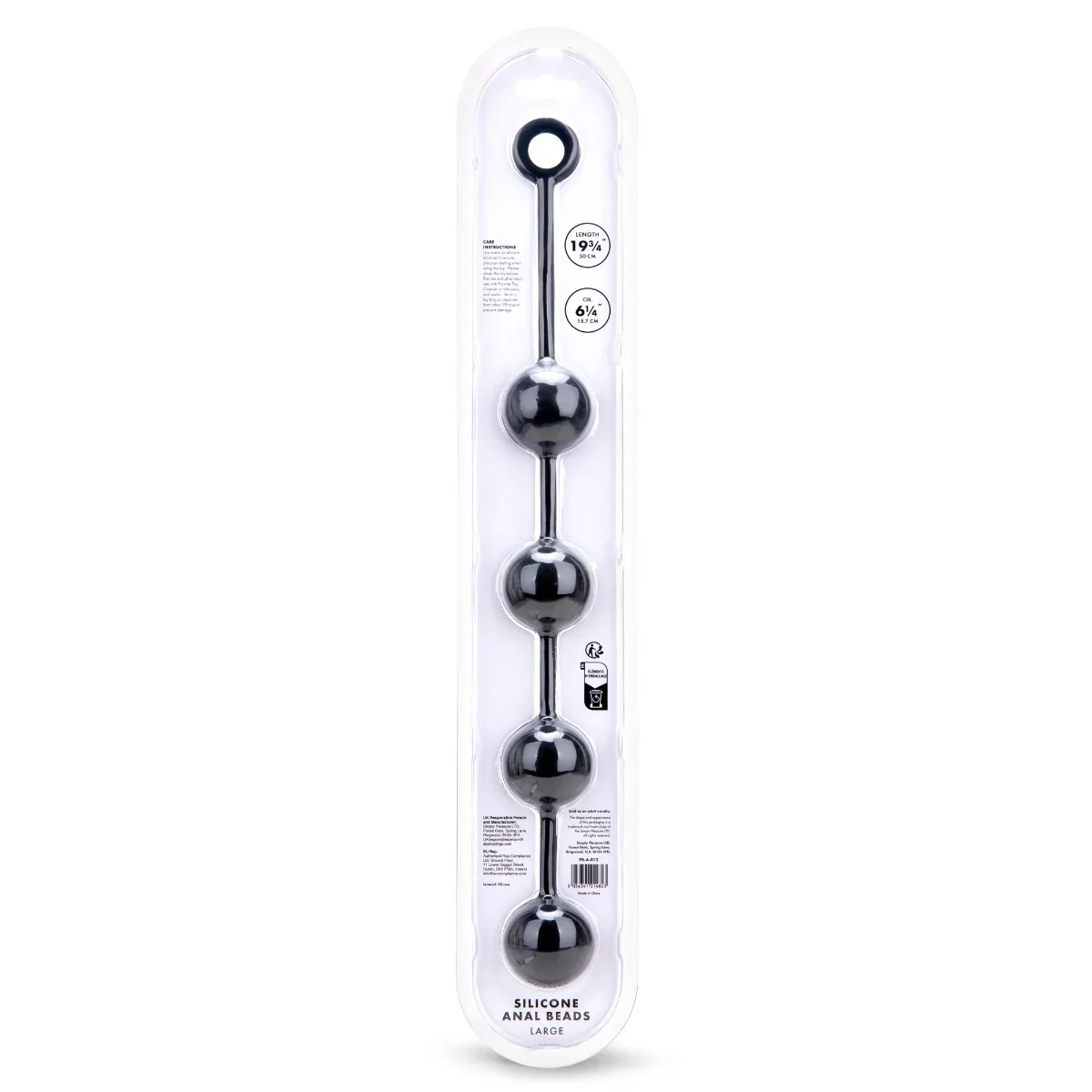 Prowler RED Silicone Anal Beads Black Large - Image 8