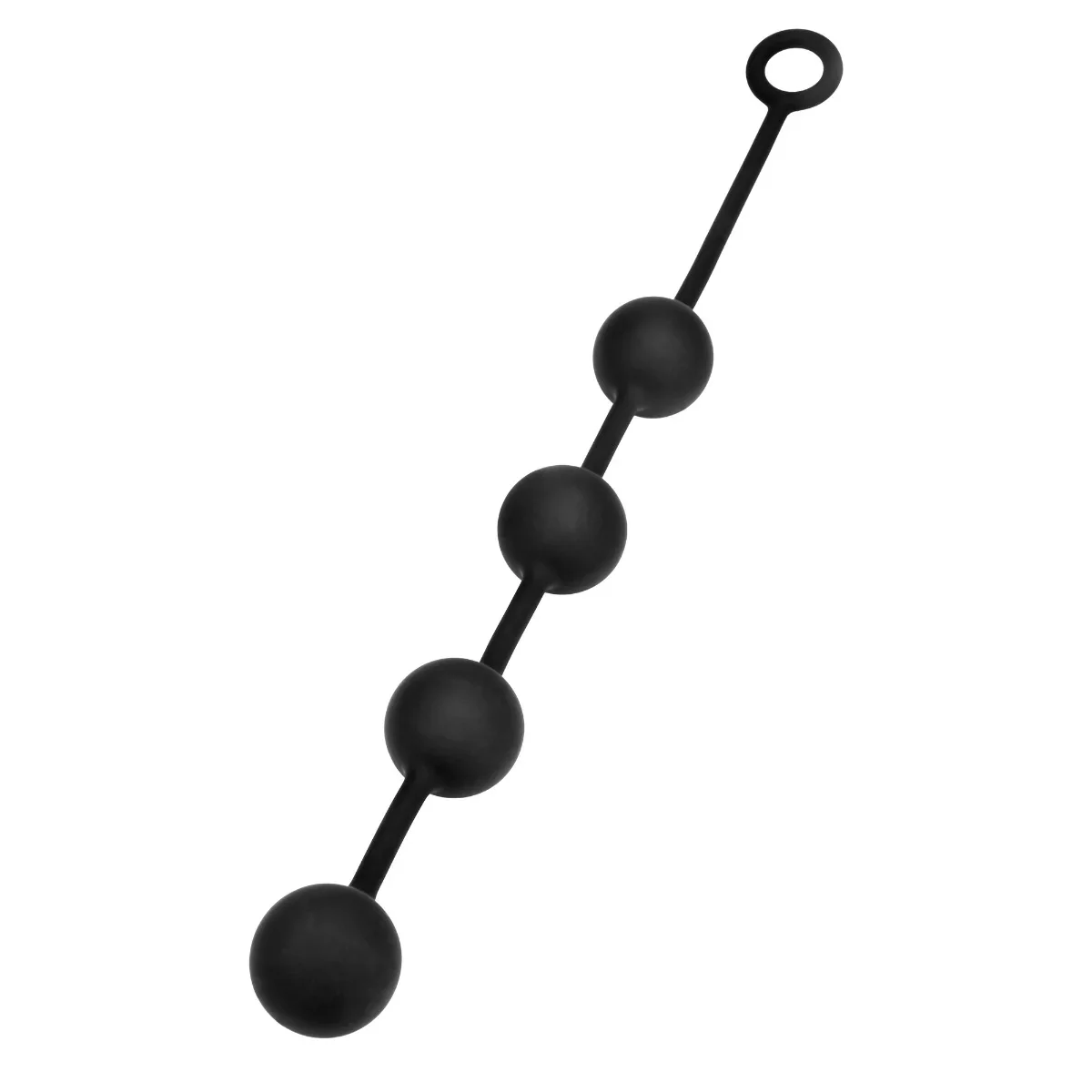 Prowler RED Silicone Anal Beads Black Medium - Image 7