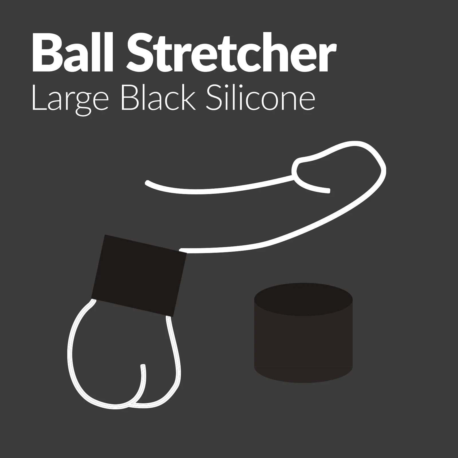 Prowler RED Silicone Ball Stretcher Black Large - Image 5