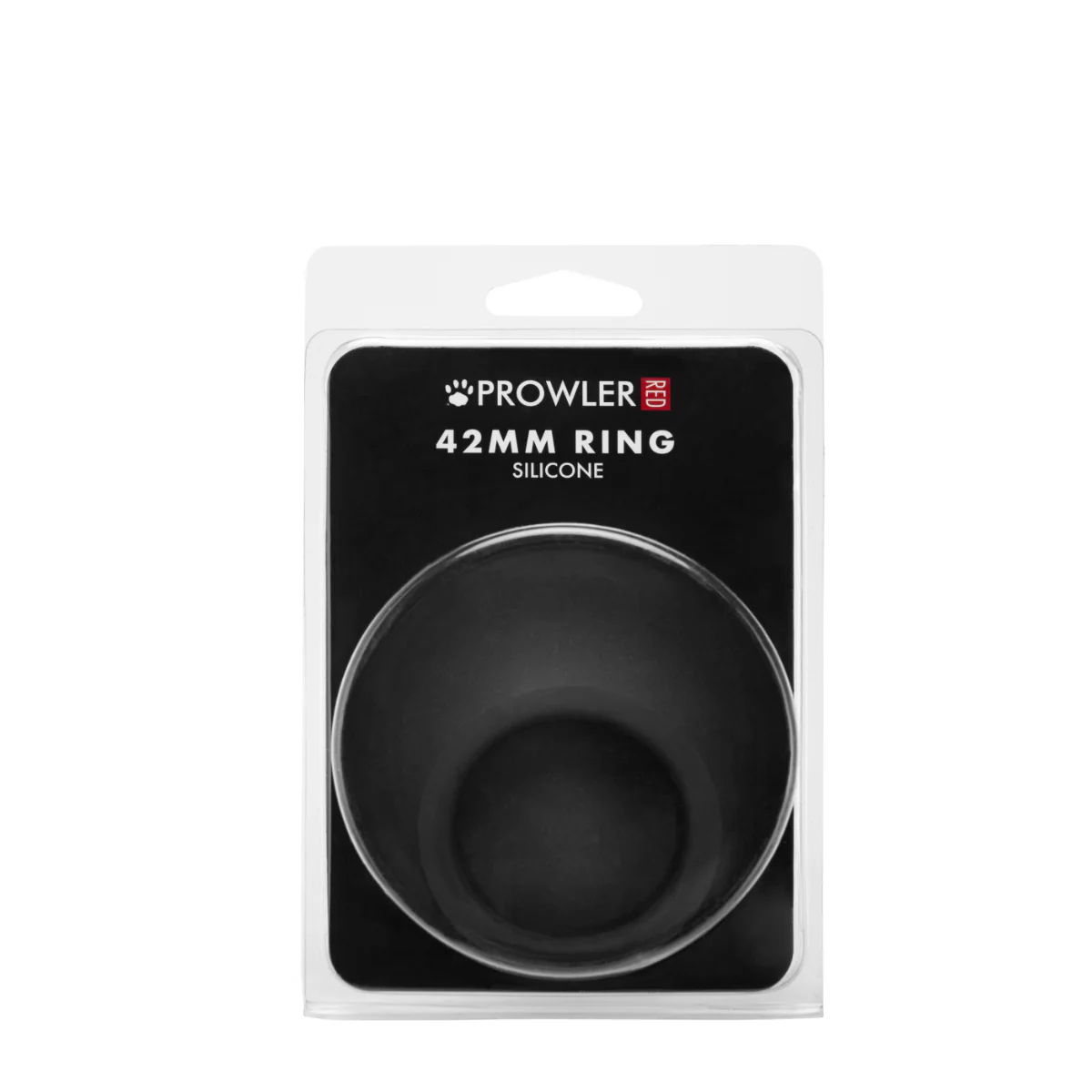 Prowler RED Silicone Cock Ring Black 42mm - Image 2