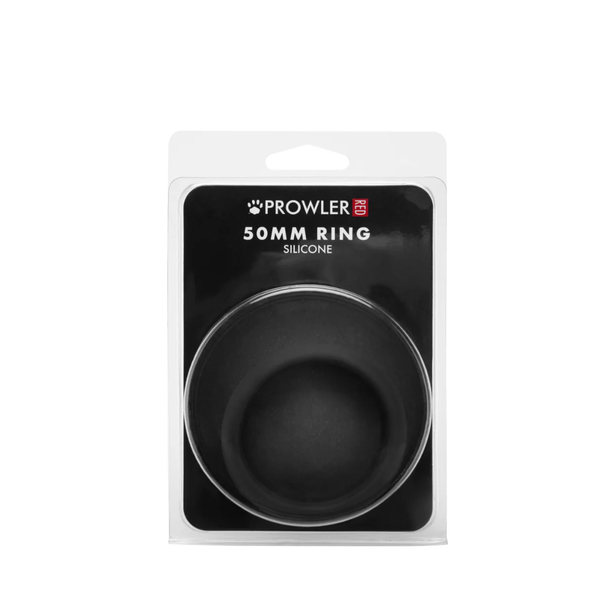 Prowler RED Silicone Cock Ring Black 50mm - Image 2