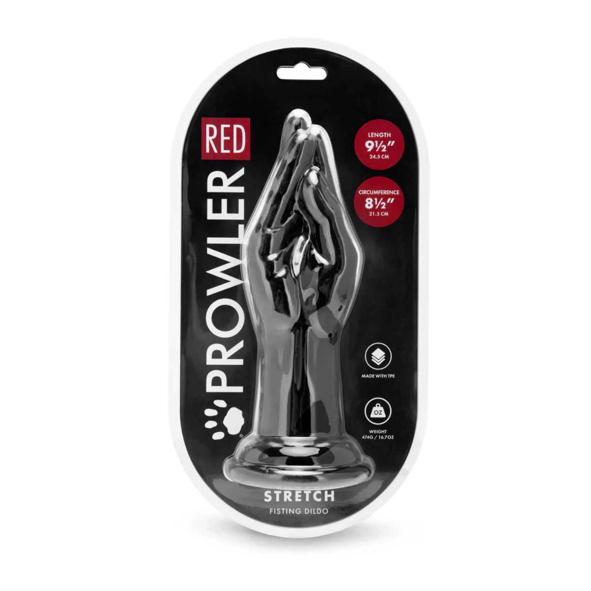 Prowler RED Stretch Fisting Butt Plug Black - Image 2