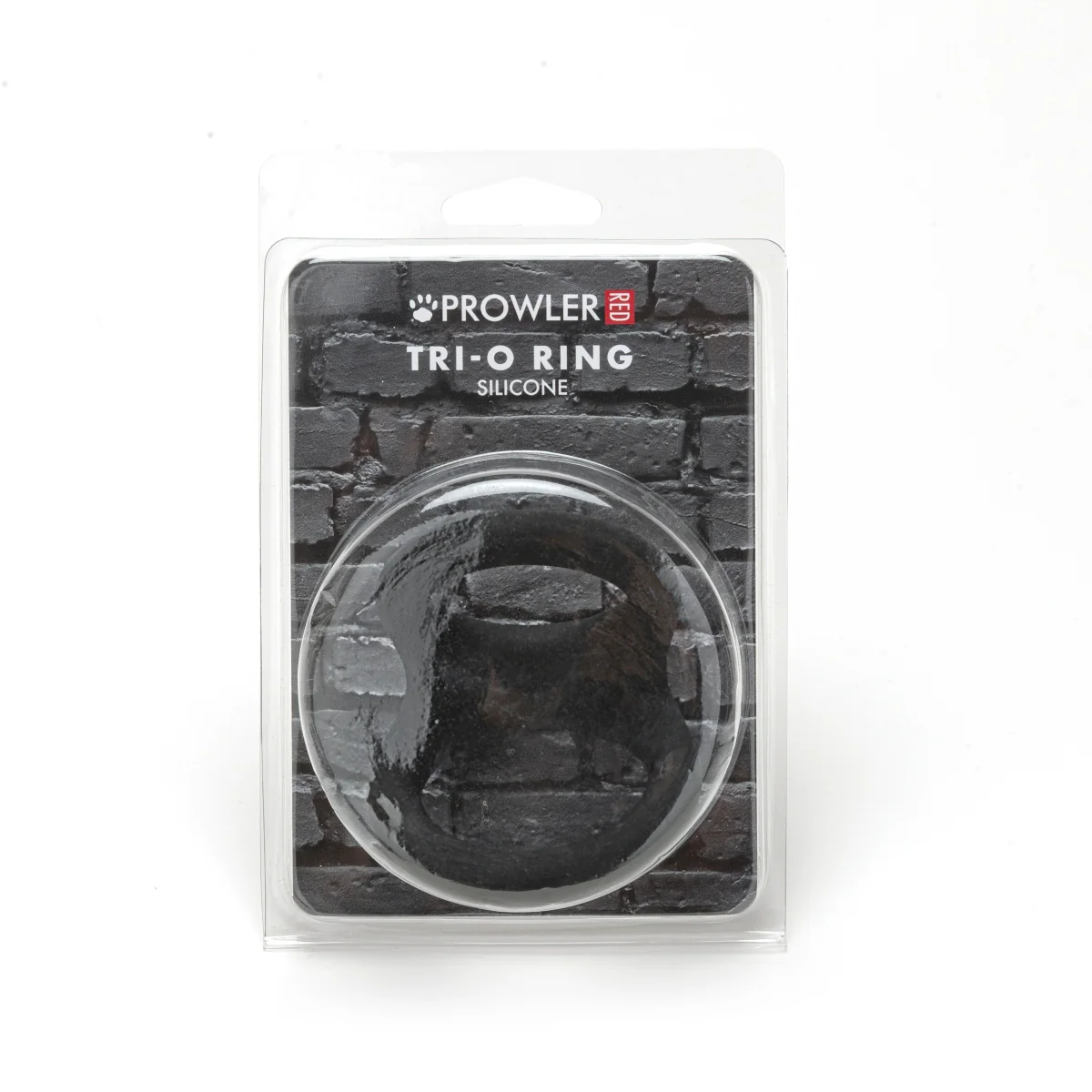 Prowler RED Tri-O Silicone Cock & Ball Ring Black - Image 2