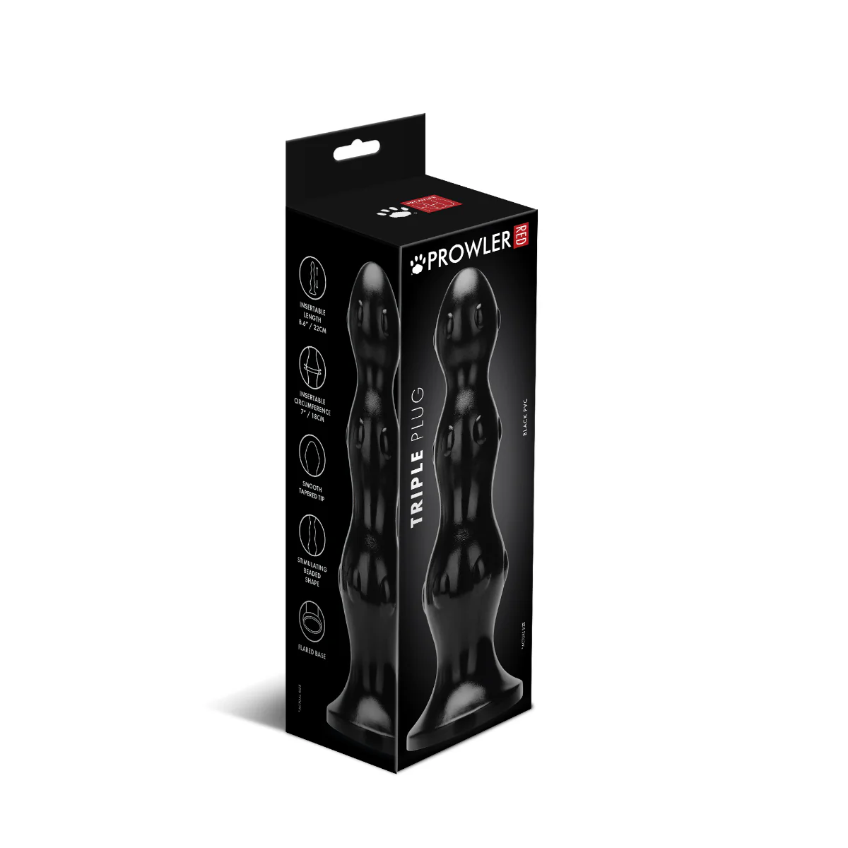Prowler RED Triple Butt Plug Black - Image 2