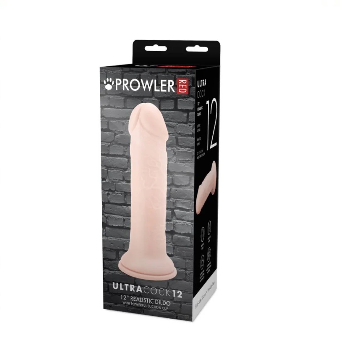 Prowler RED Ultra Cock Dildo Pink 12 Inch - Image 2
