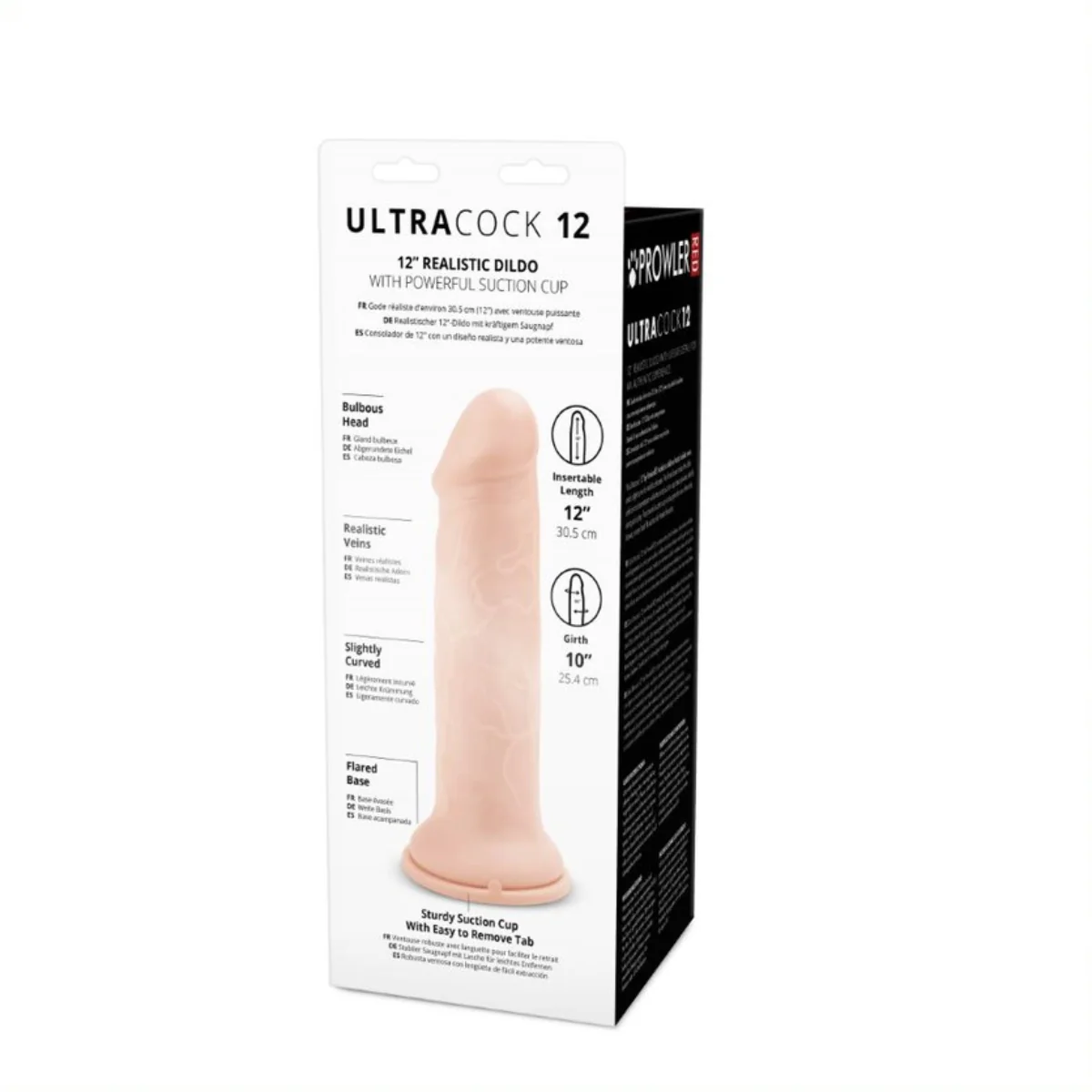 Prowler RED Ultra Cock Dildo Pink 12 Inch - Image 3