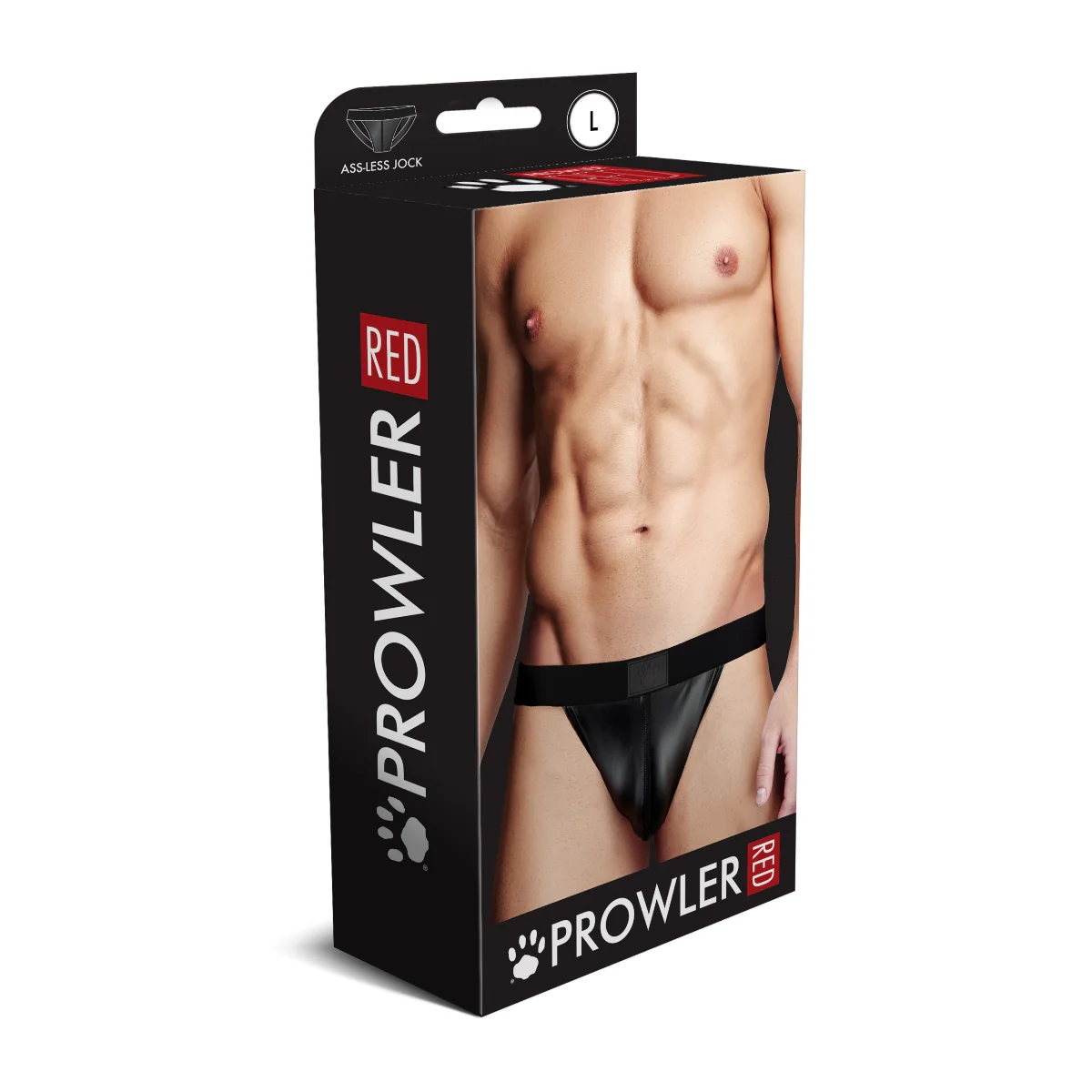 Prowler RED Wetlook Ass-less Jock Strap Black - Image 2