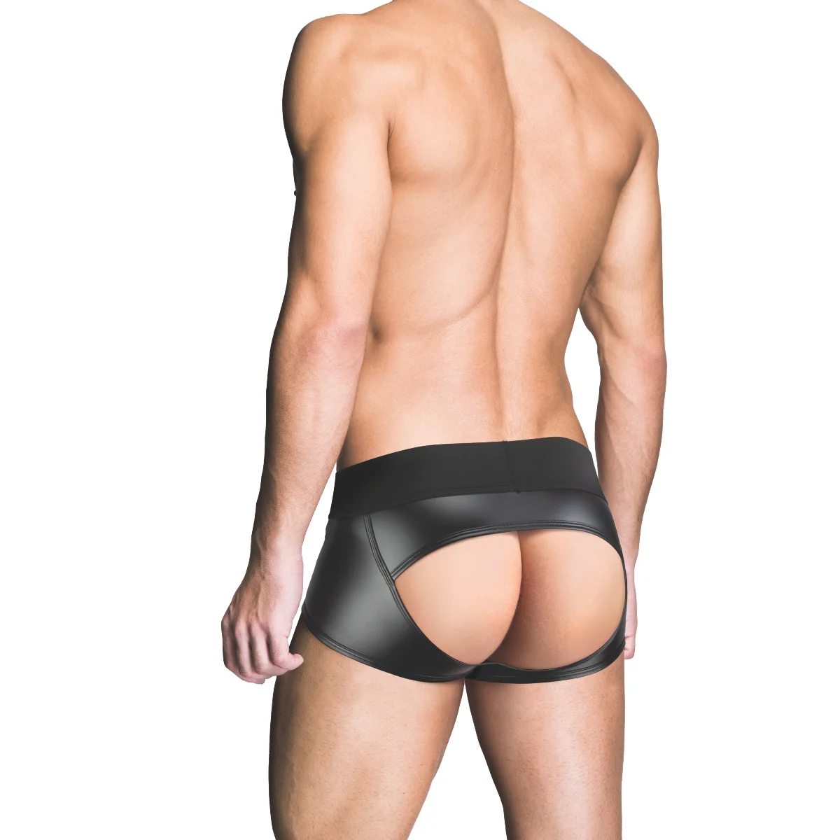 Prowler RED Wetlook Ass-less Trunk Black - Image 3