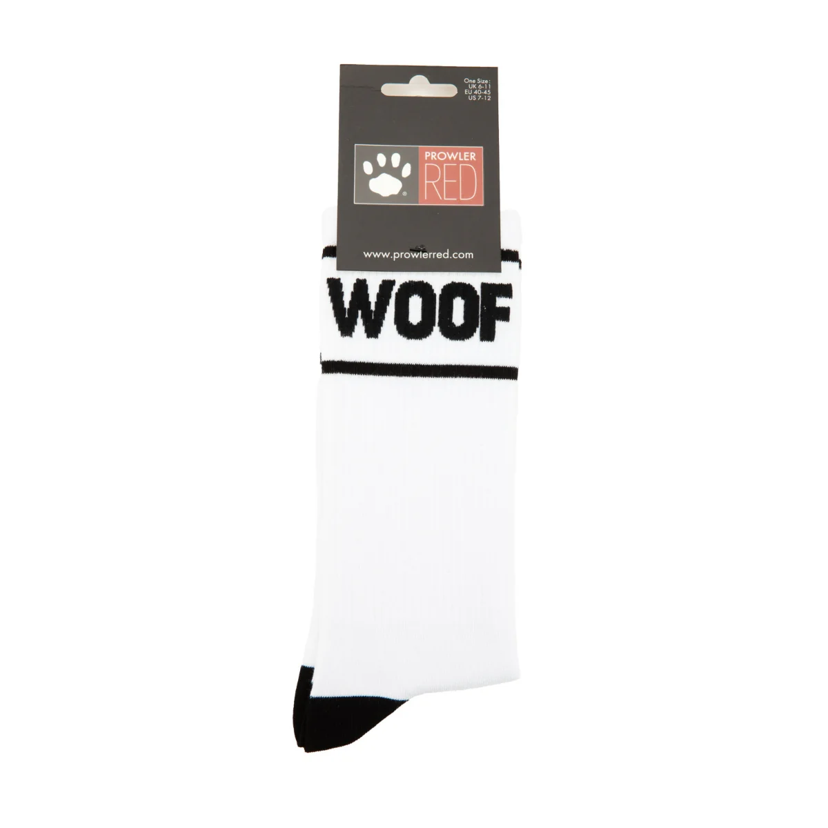 Prowler RED WOOF Socks White Black - Image 2