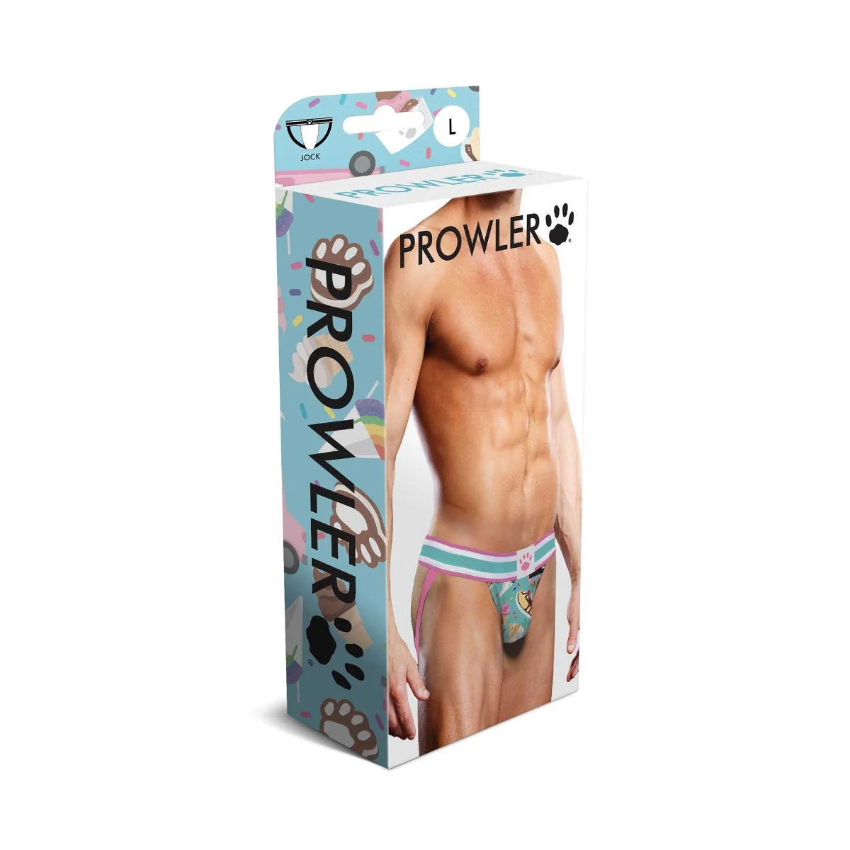 Prowler Sundae Jock Strap Green Pink - Image 2