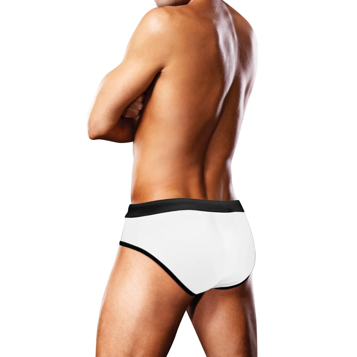 Prowler Swim Brief White Oversized Paw White - Image 2