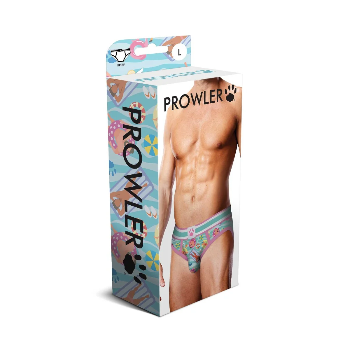 Prowler Swimming Brief Green Pink - Image 2