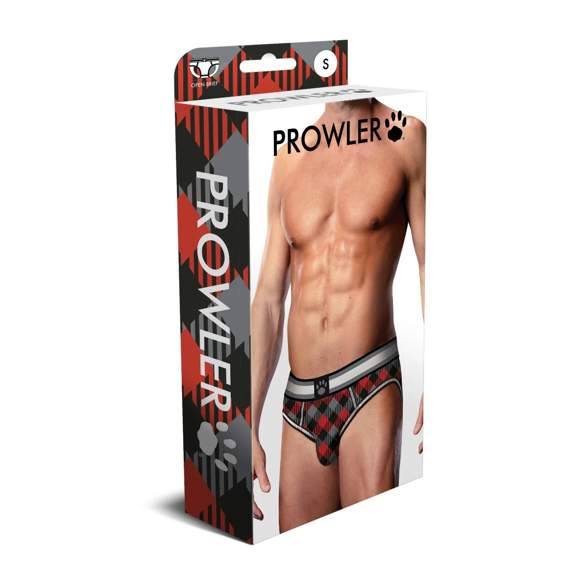 Prowler Tartan 1 Backless Brief Black Red - Image 2