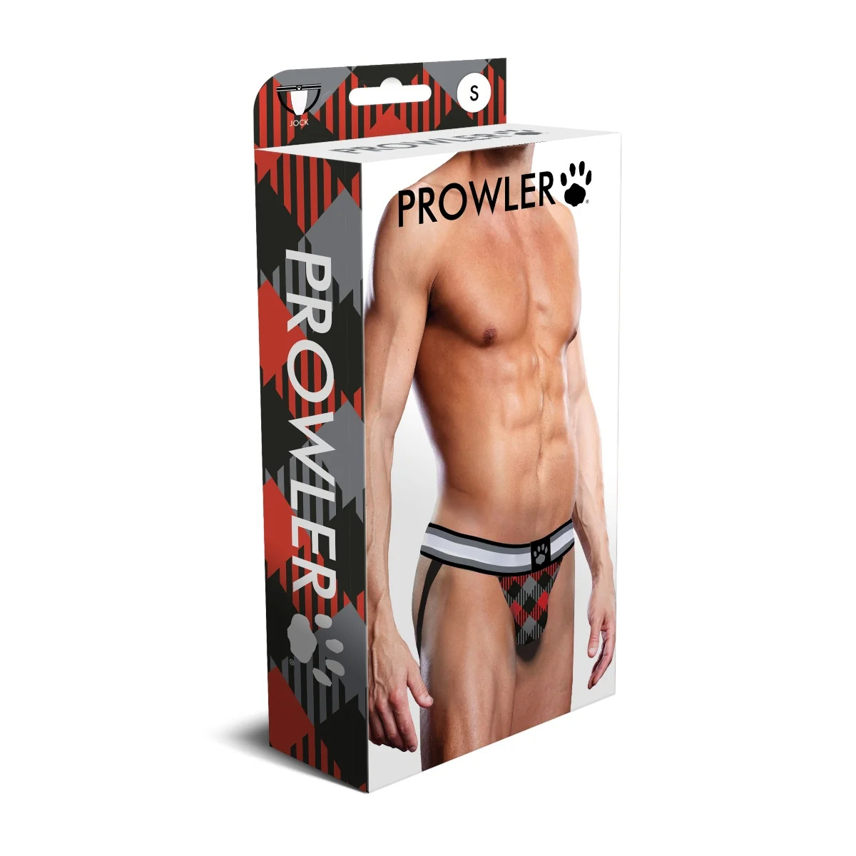 Prowler Tartan 1 Jock Strap Black Red - Image 2