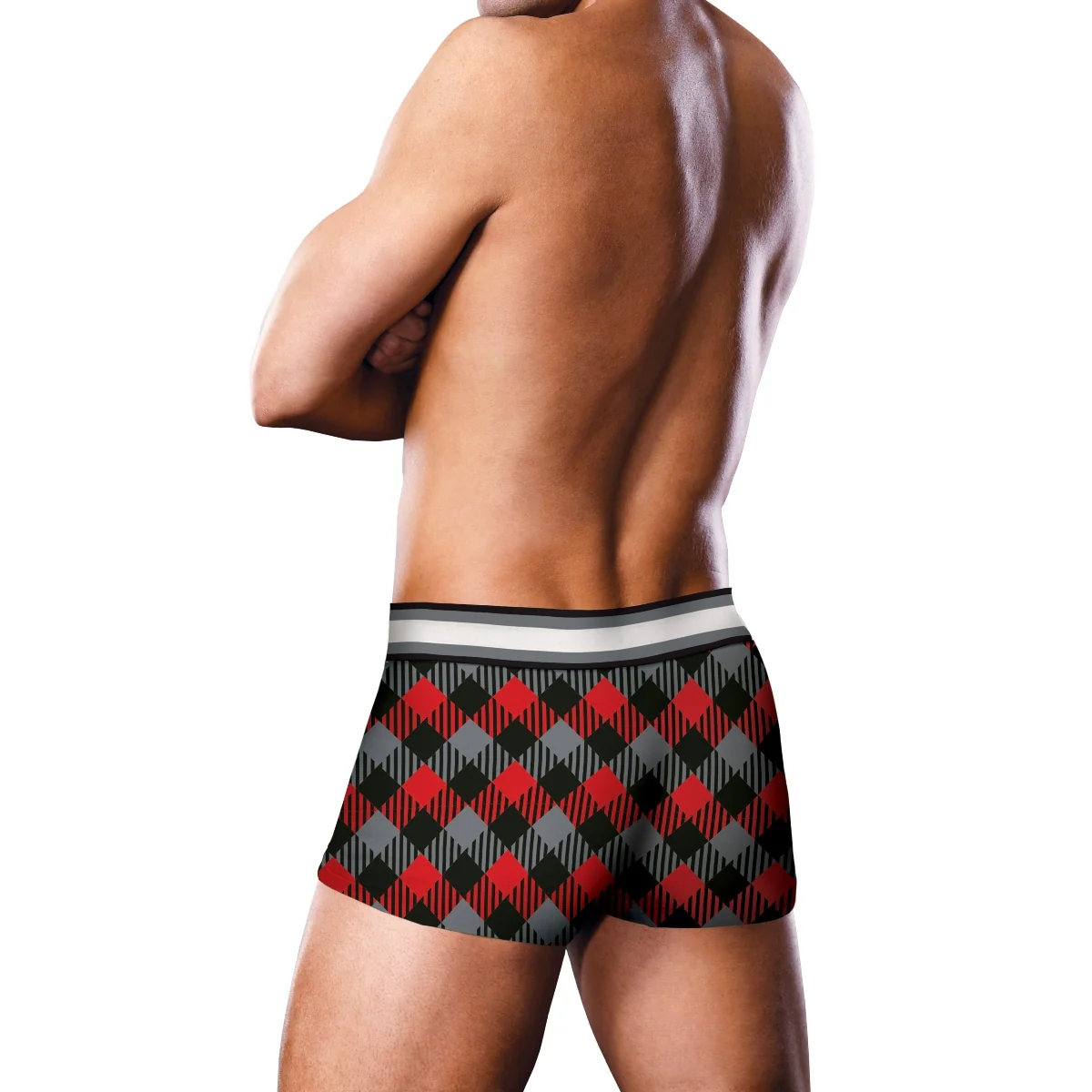 Prowler Tartan 1 Trunk Black Red - Image 3
