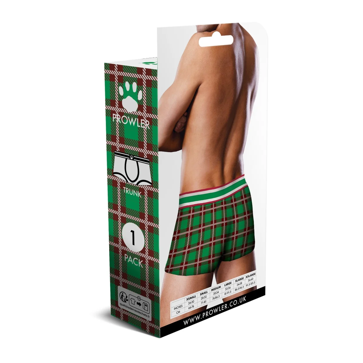 Prowler Tartan 2 Trunk Green Red - Image 4