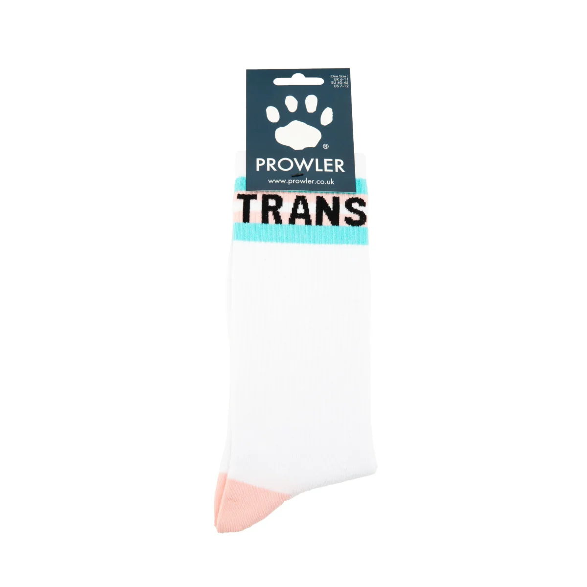 Prowler Trans Socks White Pink Blue - Image 2