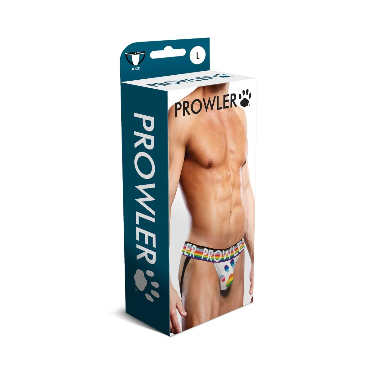 Prowler White Oversized Paw Jock Strap White - Image 2