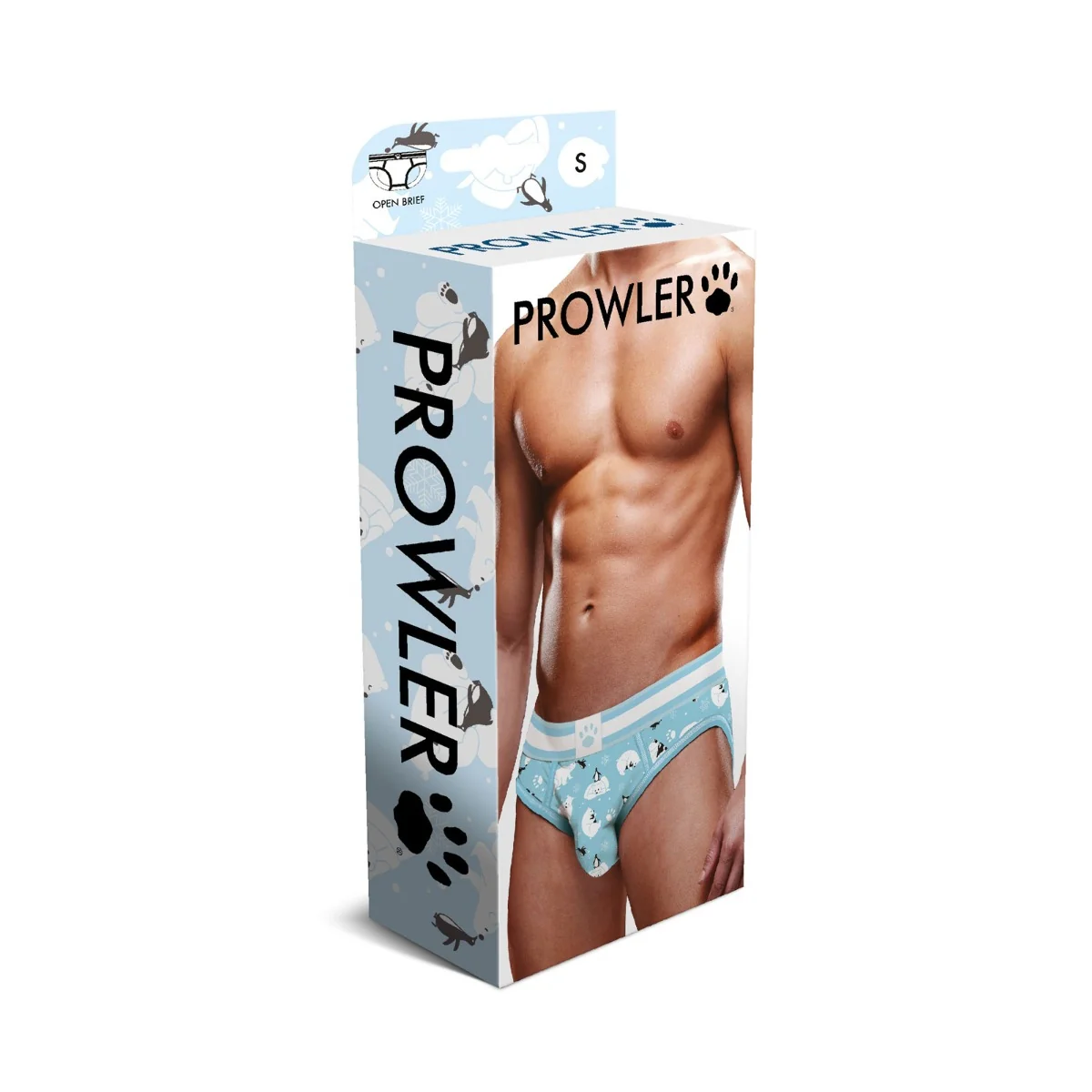 Prowler Winter Animals Backless Brief Blue White - Image 2