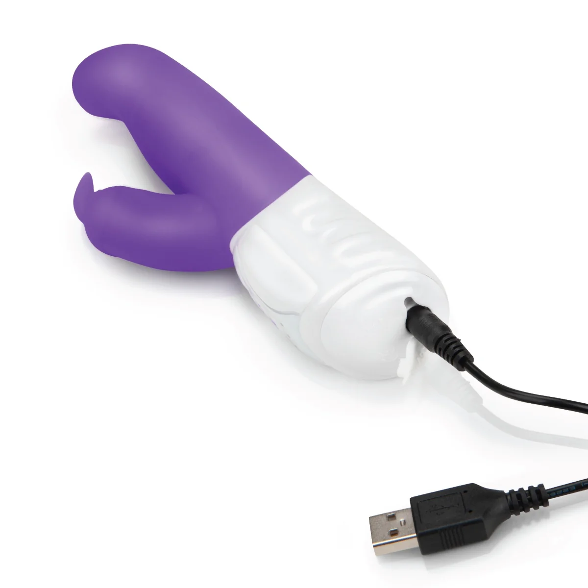 Rabbit Essentials G-Spot Rabbit Vibrator With Rotating Shaft Purple - Image 3