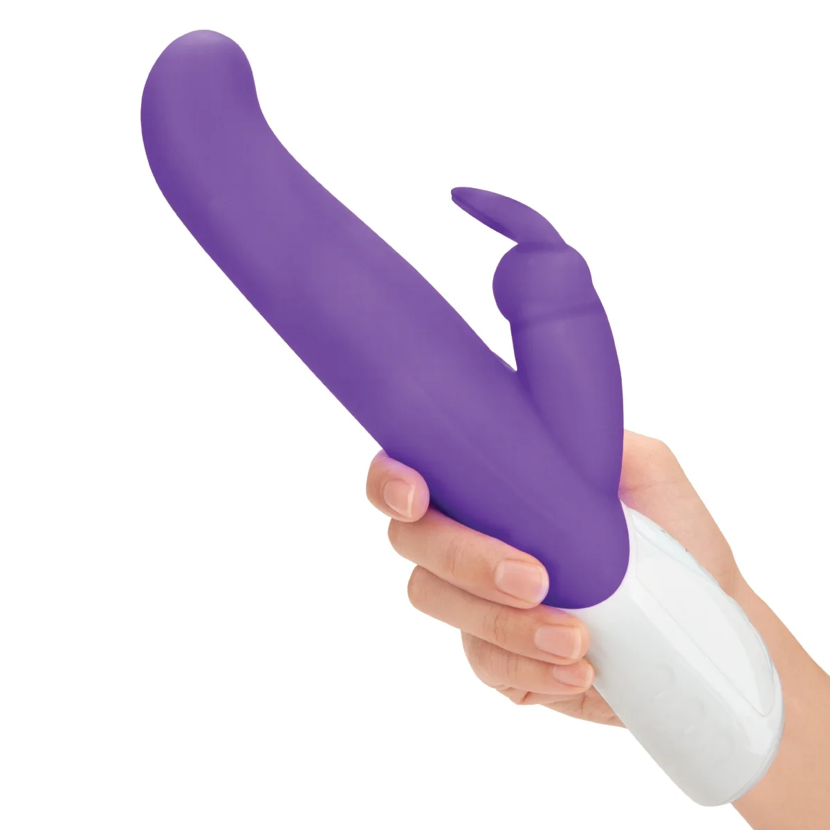 Rabbit Essentials G-Spot Rabbit Vibrator With Rotating Shaft Purple - Image 4