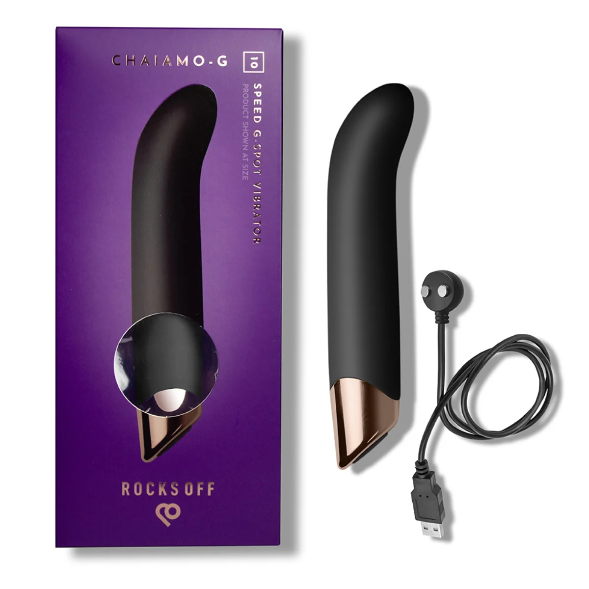Rocks Off Chaiamo G 10 Speed G-Spot Vibrator Black - Image 5