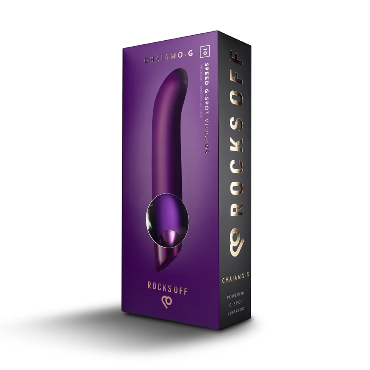 Rocks Off Chaiamo G 10 Speed G-Spot Vibrator Purple - Image 2