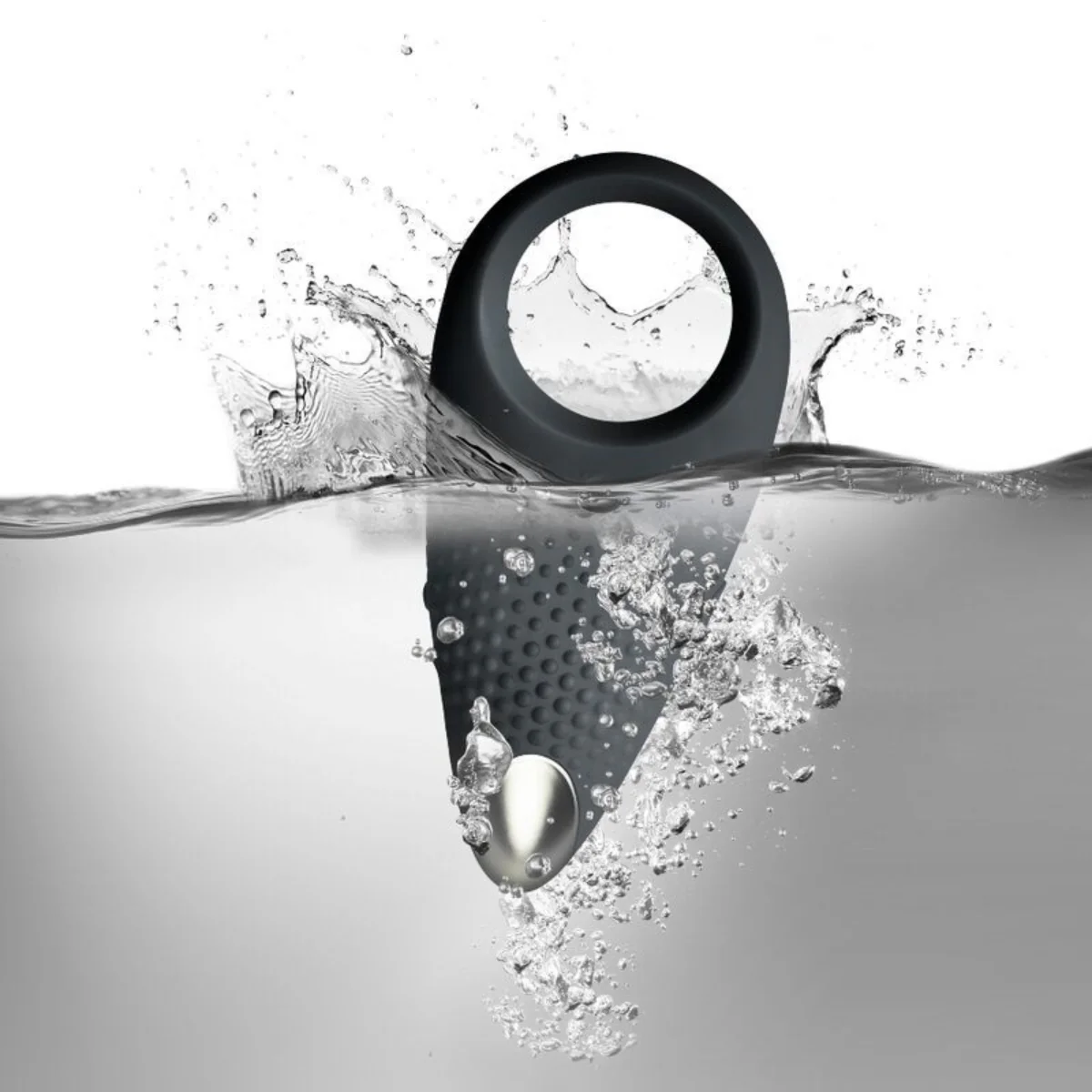 Rocks Off Empower Vibrating Cock Ring Black - Image 4