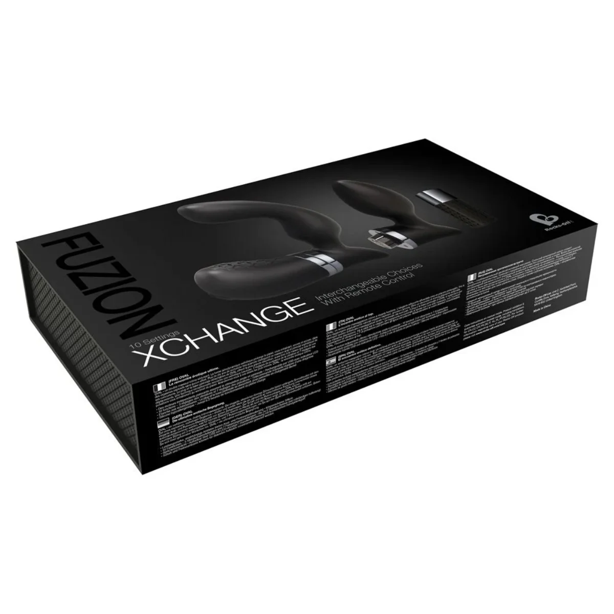 Rocks Off Fuzion Xchange Remote Control Prostate Massager Black - Image 2