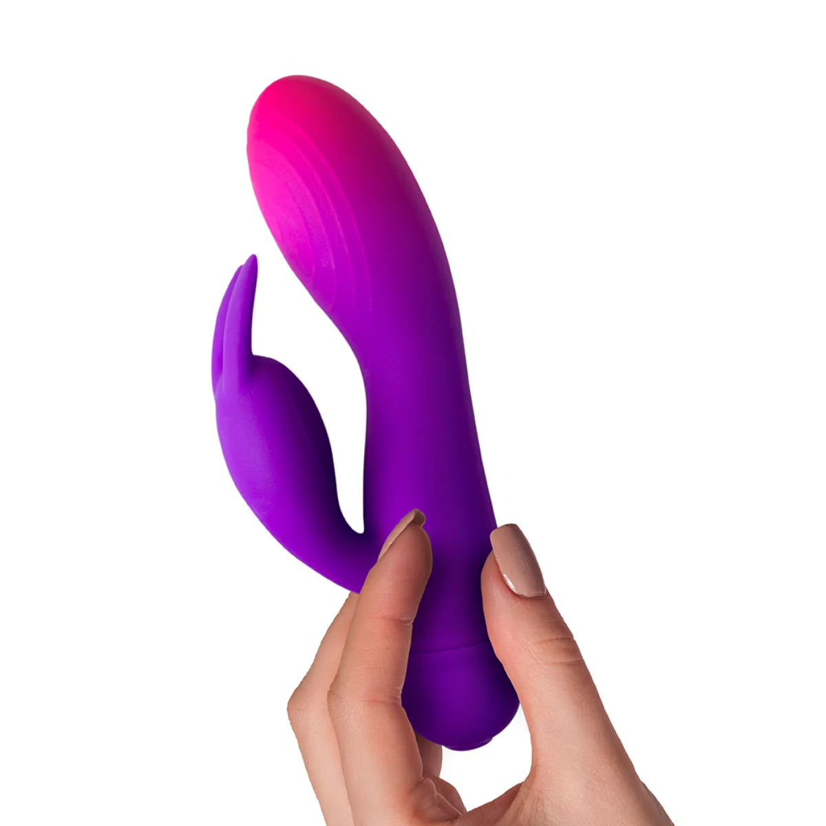 Rocks Off Glo-Girl Rabbit Vibrator Purple Pink - Image 3