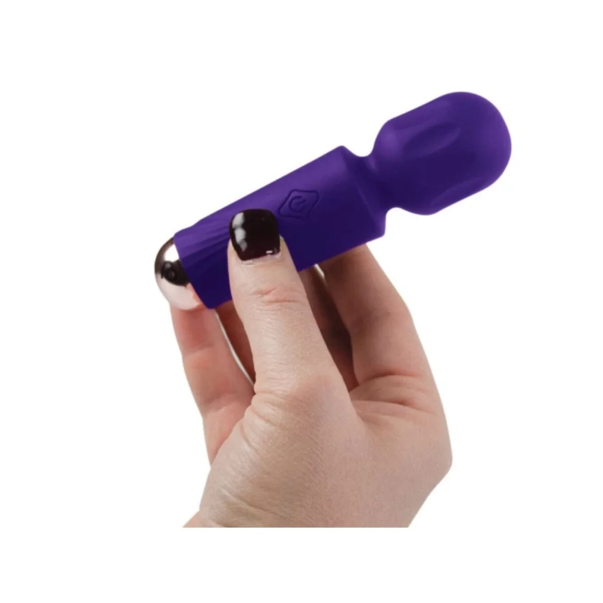 Rocks Off Rechargeable Mini Wand Vibrator Violet Dream - Image 3