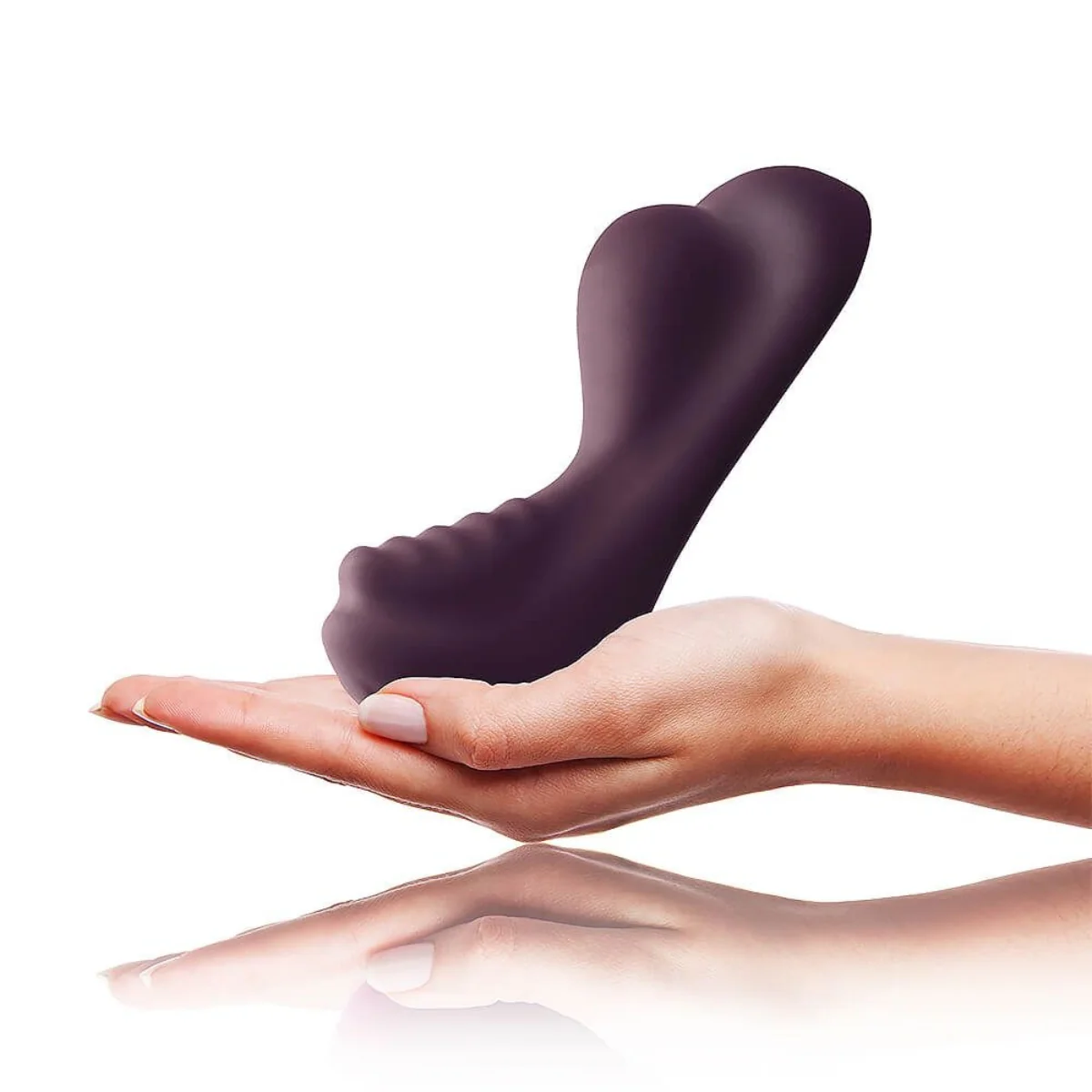 Rocks Off Ruby Glow Dusk Seated Pleasure Vibrator Purple - Image 3