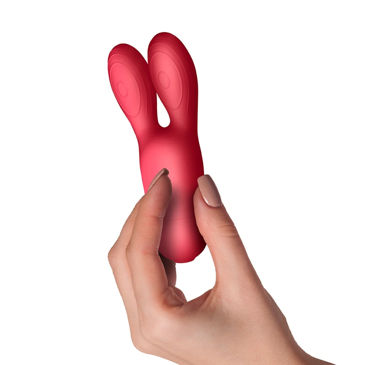 Rocks Off Sugar Boo Coral Kiss Rabbit Ears Vibrator Coral - Image 3