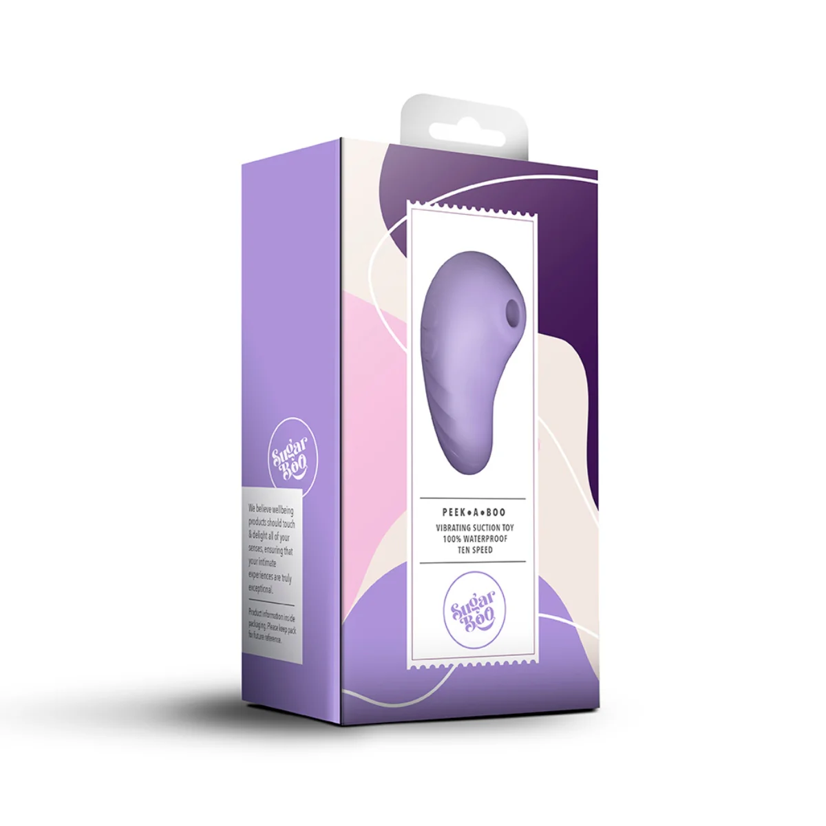 Rocks Off Sugar Boo Peek A Boo Suction Vibrator Lilac - Image 2