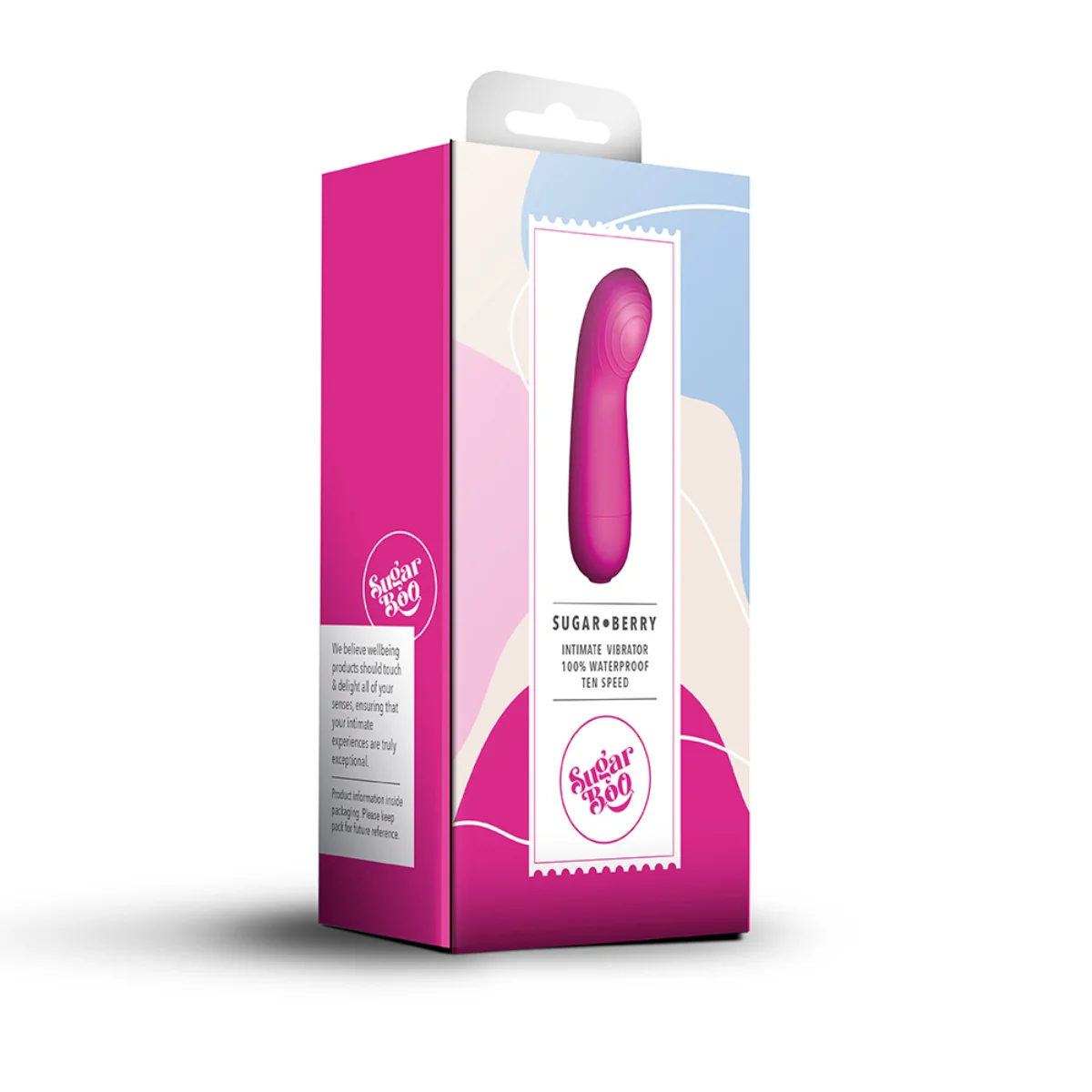 Rocks Off Sugar Boo Sugar Berry Intimate Vibrator Pink - Image 2