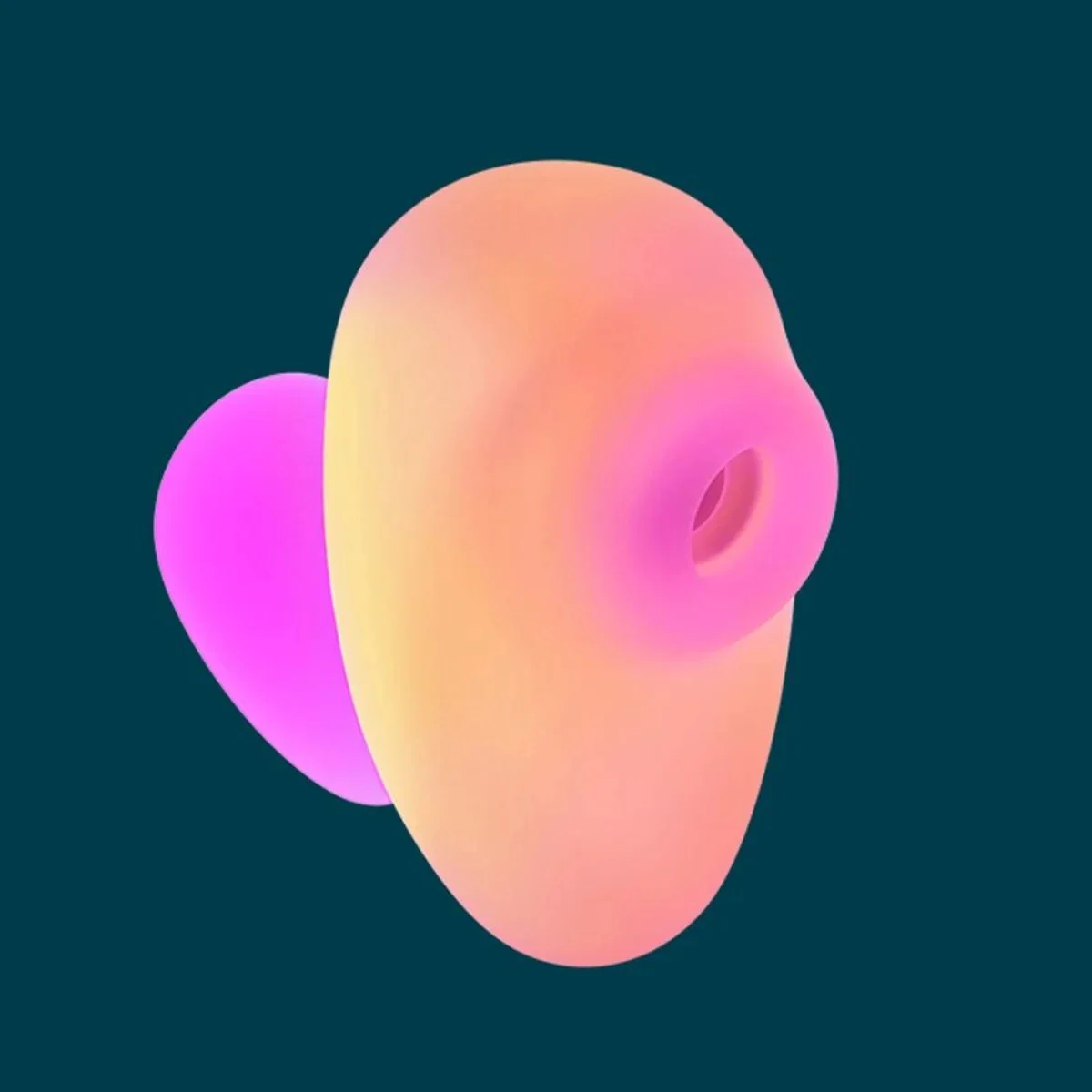 ROMP Kiss Clitoral Stimulator Peach