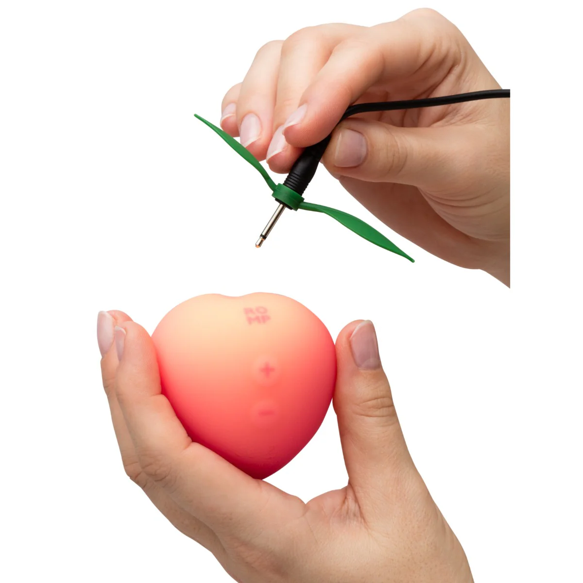 ROMP Pink Peach Clitoral Stimulator Pink - Image 5