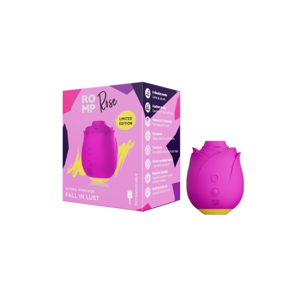 ROMP Rose Clitoral Stimulator Pink - Image 2