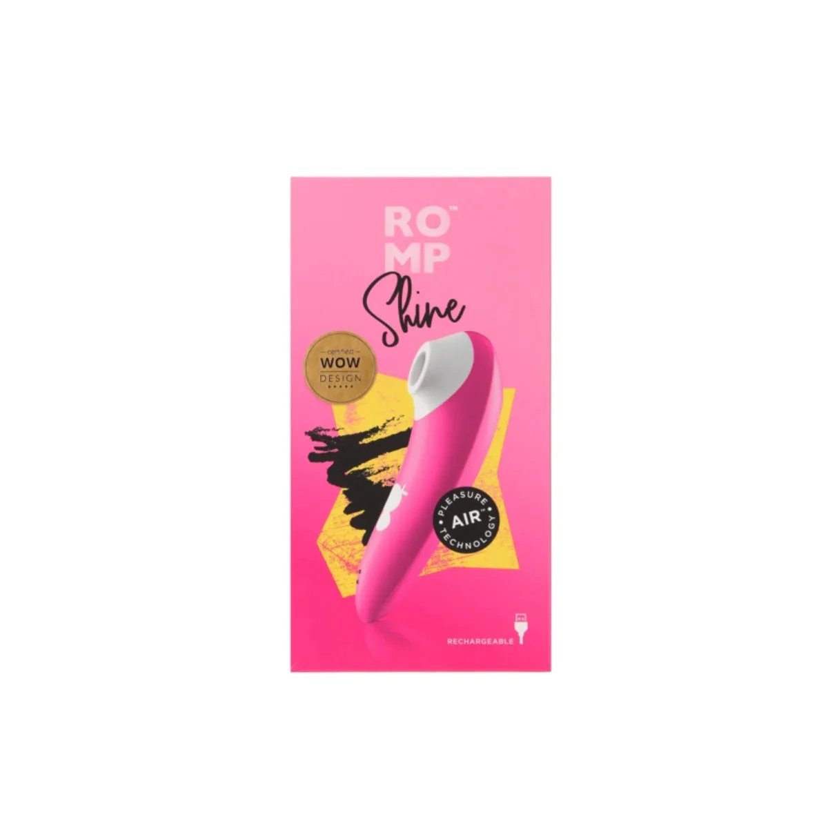 ROMP Shine Clitoral Vibrator Pink - Image 2