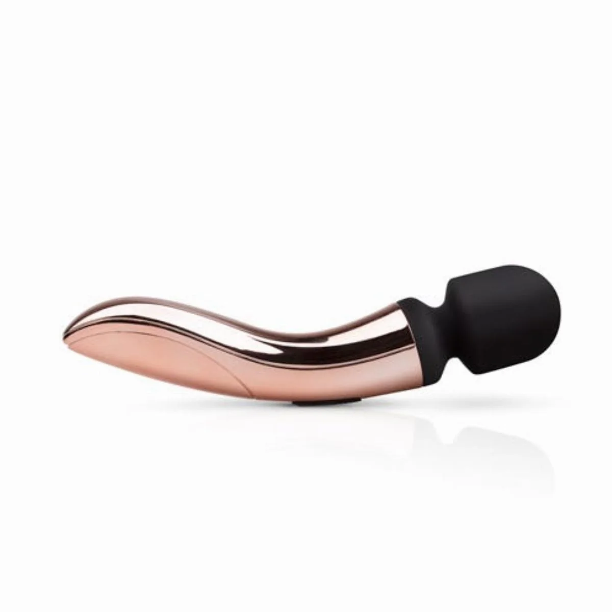 Rosy Gold Nouveau Curve Wand Massager Rose Gold Black - Image 3