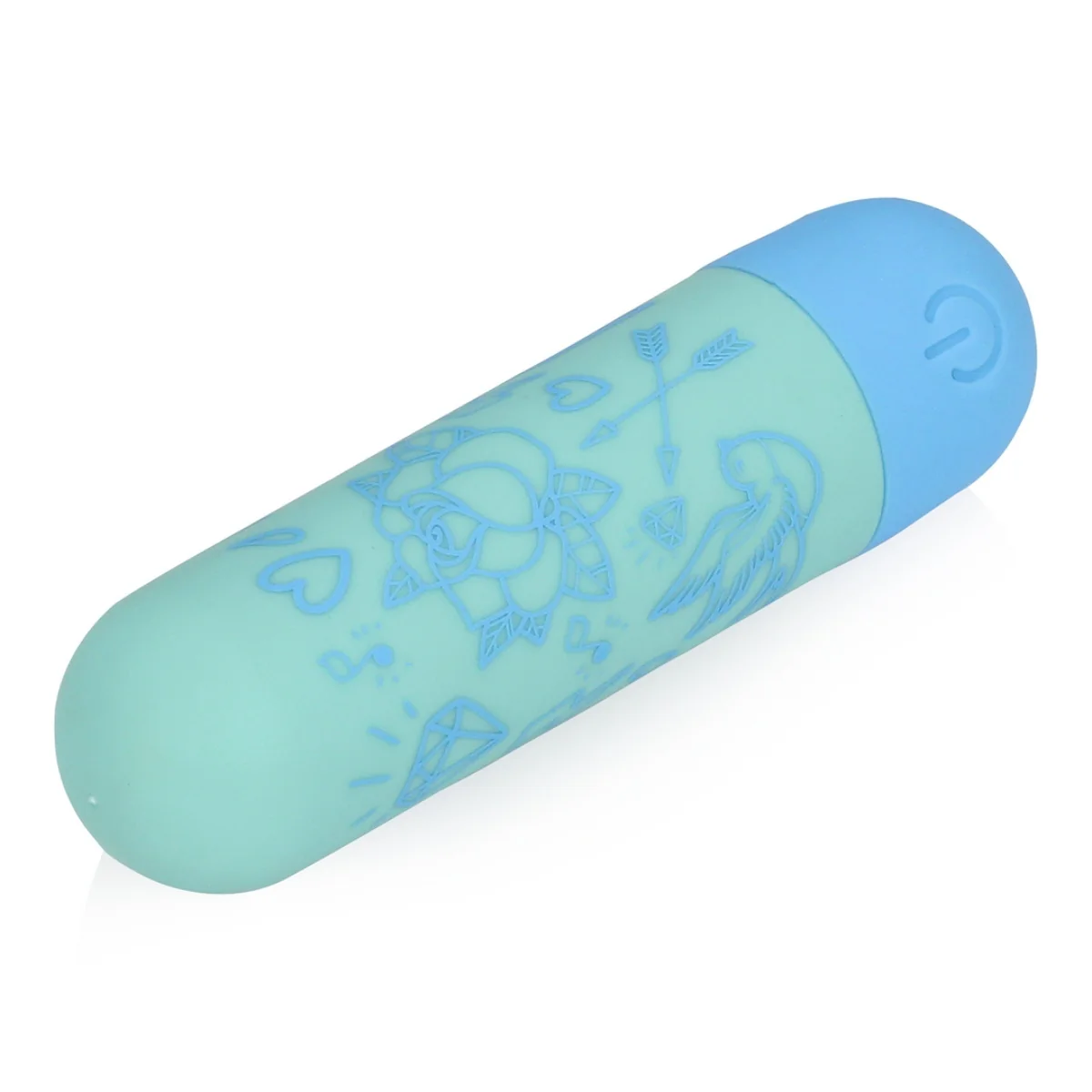 S-Line I'm Drawn To You Bullet Vibrator Green Blue - Image 3