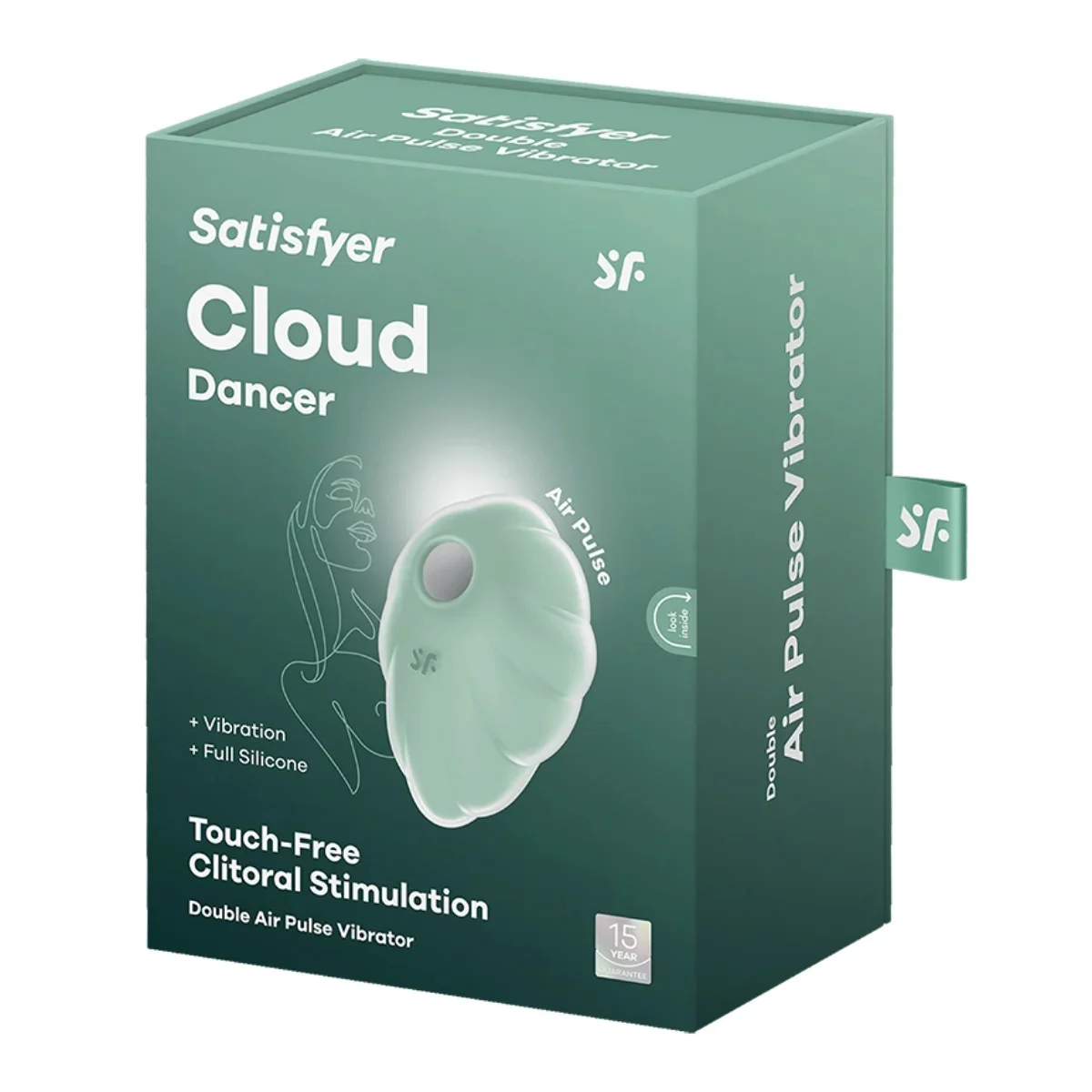 Satisfyer Cloud Dancer Double Air Pulse Vibrator Mint - Image 2