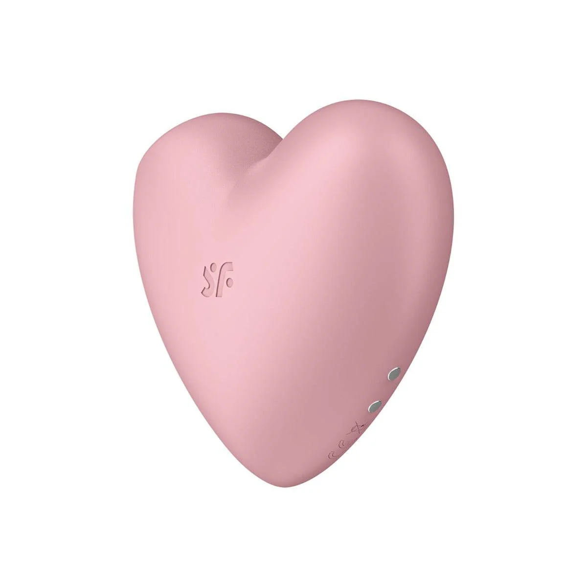 Satisfyer Cutie Heart Air Pulse Stimulator Light Red - Image 3