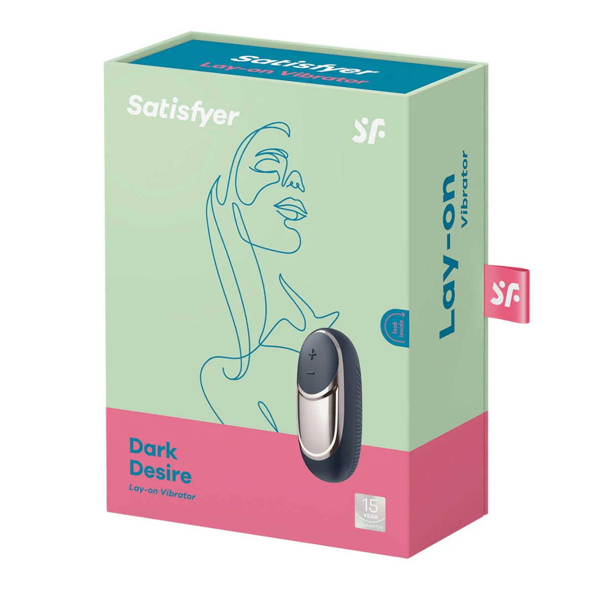 Satisfyer Dark Desire Lay On Vibrator Blue - Image 2