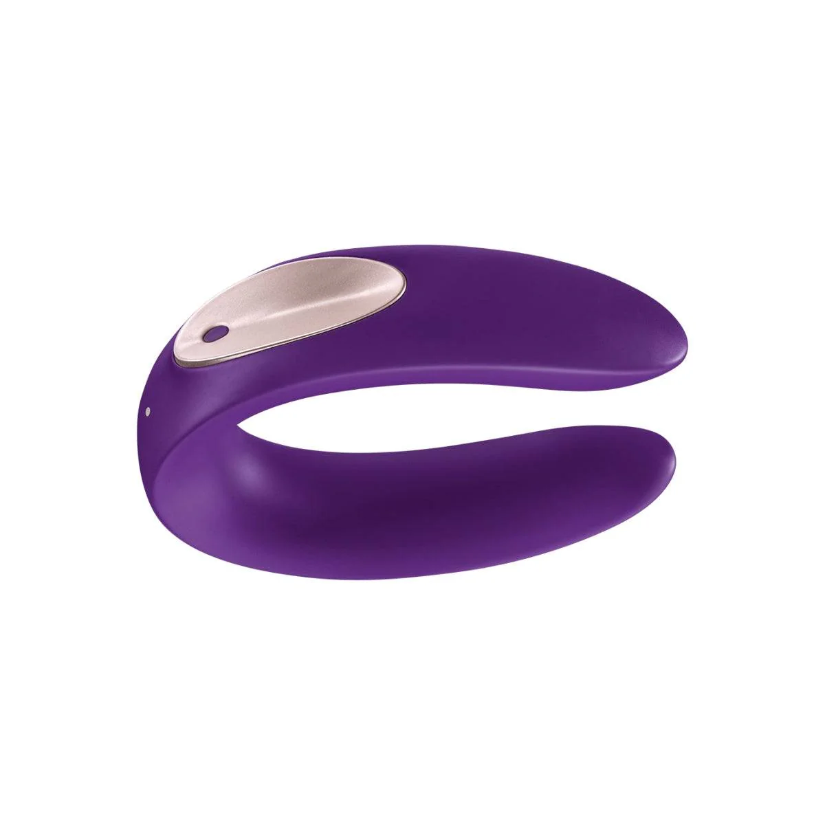 Satisfyer Double Plus Remote Partner Vibrator Purple - Image 5